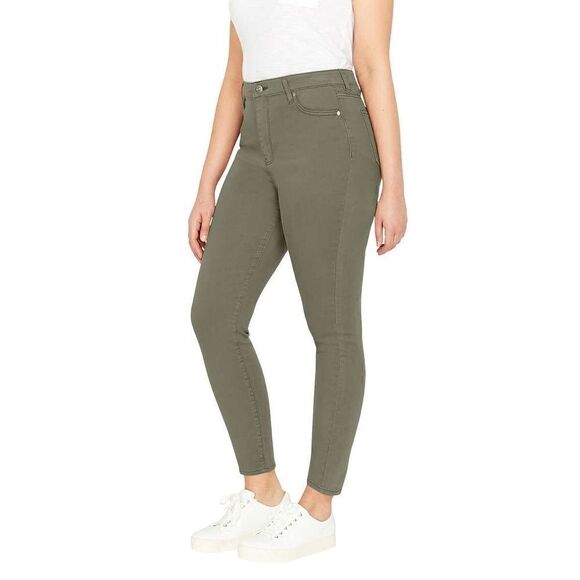 BUFFALO David Bitton Women’s High Rise Soft Stretch Ankle Skinny Jeans, Havana - Picture 4 of 5